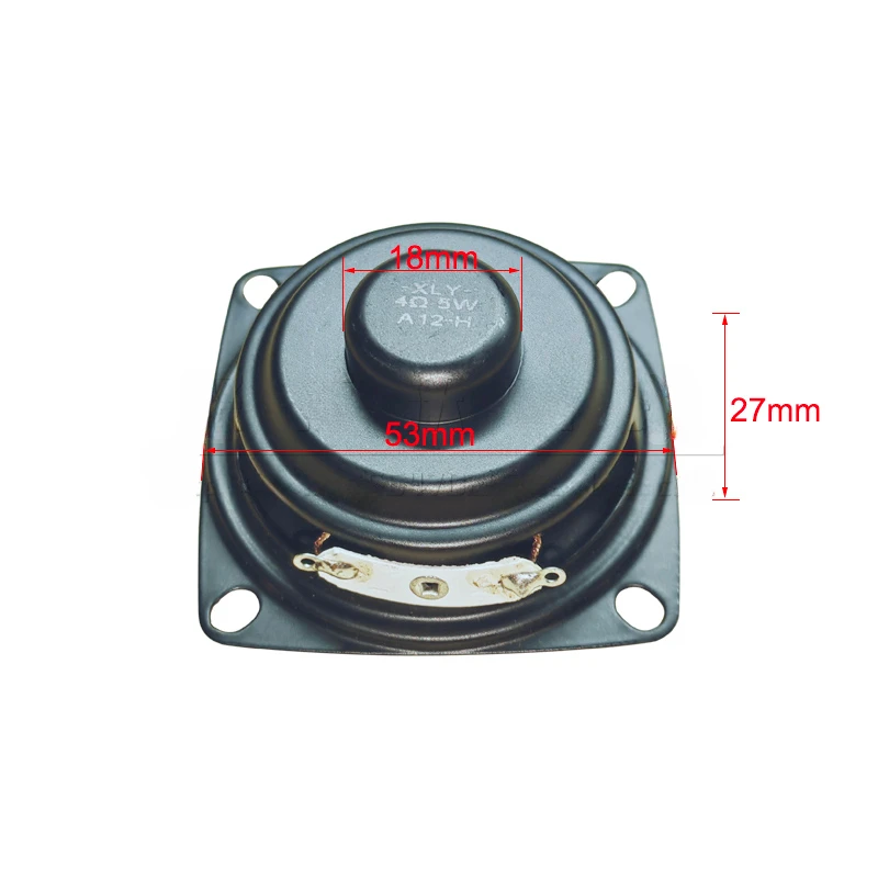 SOTAMIA 2Pcs Mini Audio Sound Speakers Driver 4 Ohm 5W 52MM Loudspeaker DIY Music Portable Bluetooth Speaker For Home Theater 5