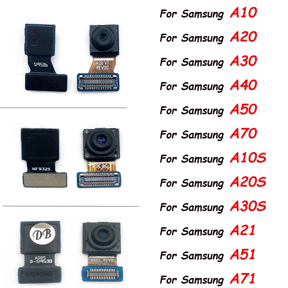 

NEW Front Camera For Samsung A10 A10S A20 A20S A50S A51 A70S A30 A40 A50 A11 A21 A31 A41 A71 Frontal Selfie Camera Module