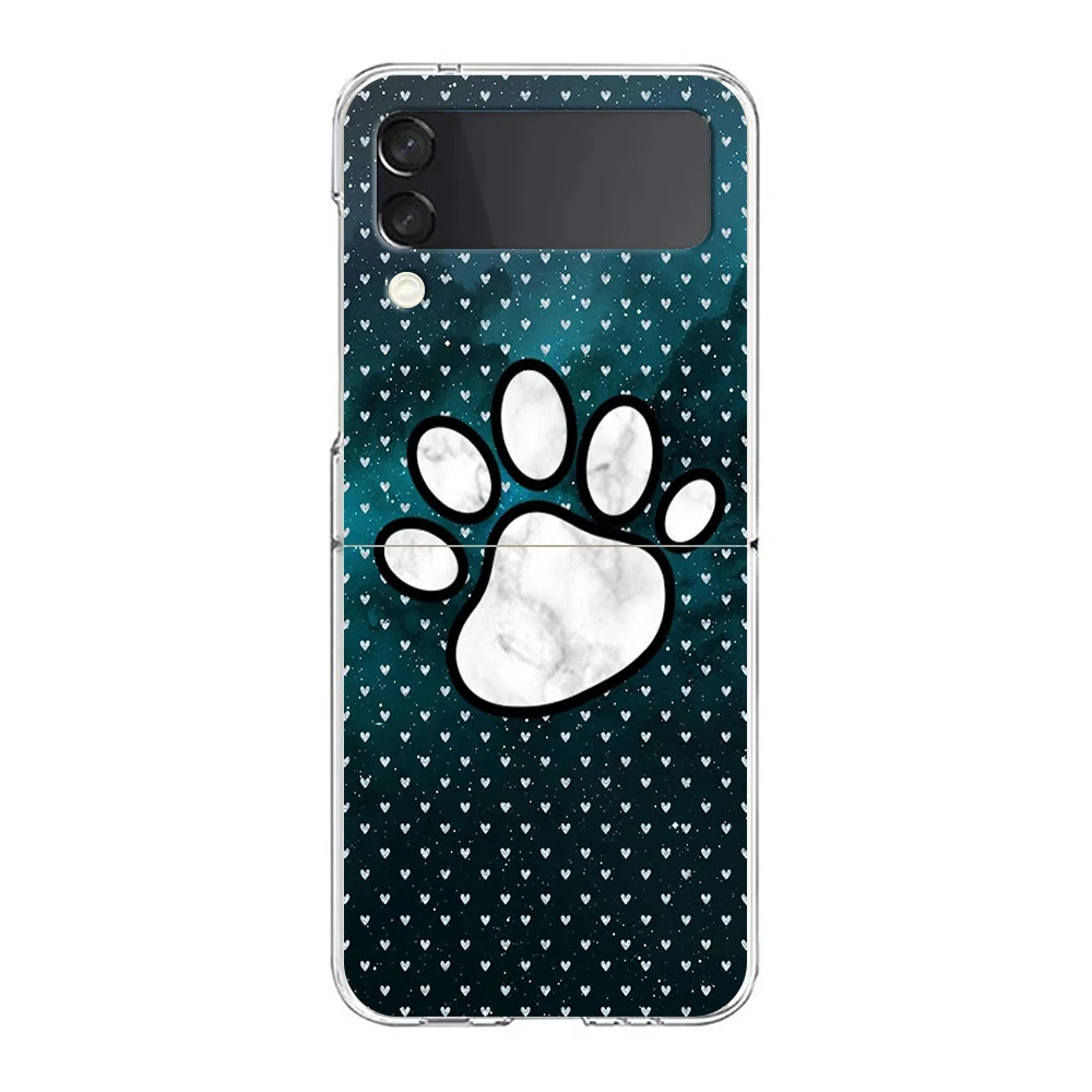 Dog Paw Print Cute Transparent Shockproof Phone Case