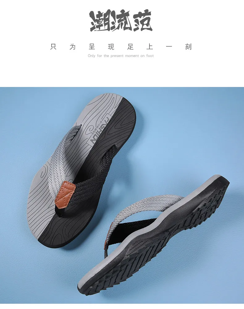 Weichen Hause Hausschuhe Sommer Innen Skid Proof Badezimmer Hausschuhe Sandalen Hotel Einfarbig Männer Flip-Flops Flache Schuhe Größe 39-45 – Detail 26