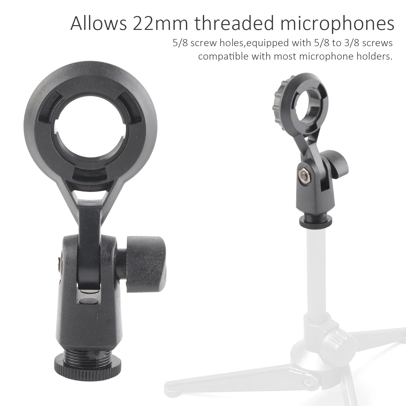 Portable Microphone Shock Mount Holder Anti Vibration Mount Adapter Socket Studio Recording Microphone Shockproof Bracket microphone accessories mic stand adapter