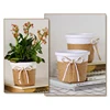 Paper Rope Braided Fresh Flowers Pot Woven Small Potted Grass Planter Decorative Basket Indoor Flower Pots Cover Plant Container 1