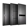 Residential Fashionable Cleanable undeformed oak Noise preventive Eco-Friendly WPC slab sound proof interior Composite wood door 1