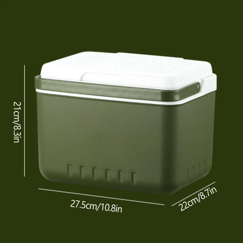 Portable Thermal Cooler Bag Picnic Food Beverage Drink Fresh Keeping Organizer Insulated Lunch Box Zipper Tote Accessories Case