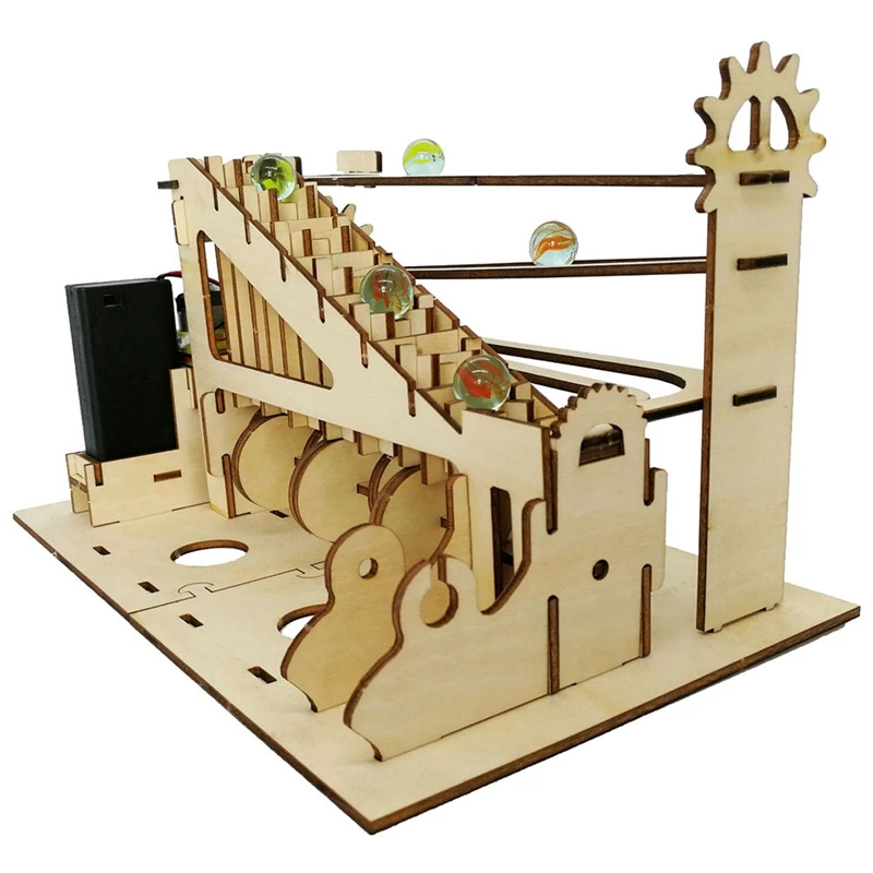 

Children DIY Hand-Made Jigsaw Puzzle Wooden 3D Three-Dimensional Jigsaw Puzzle Track Ball Jigsaw Puzzle