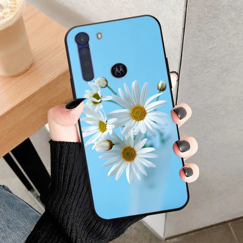 Cute Black Soft Silicone TPU Case - Painted Design