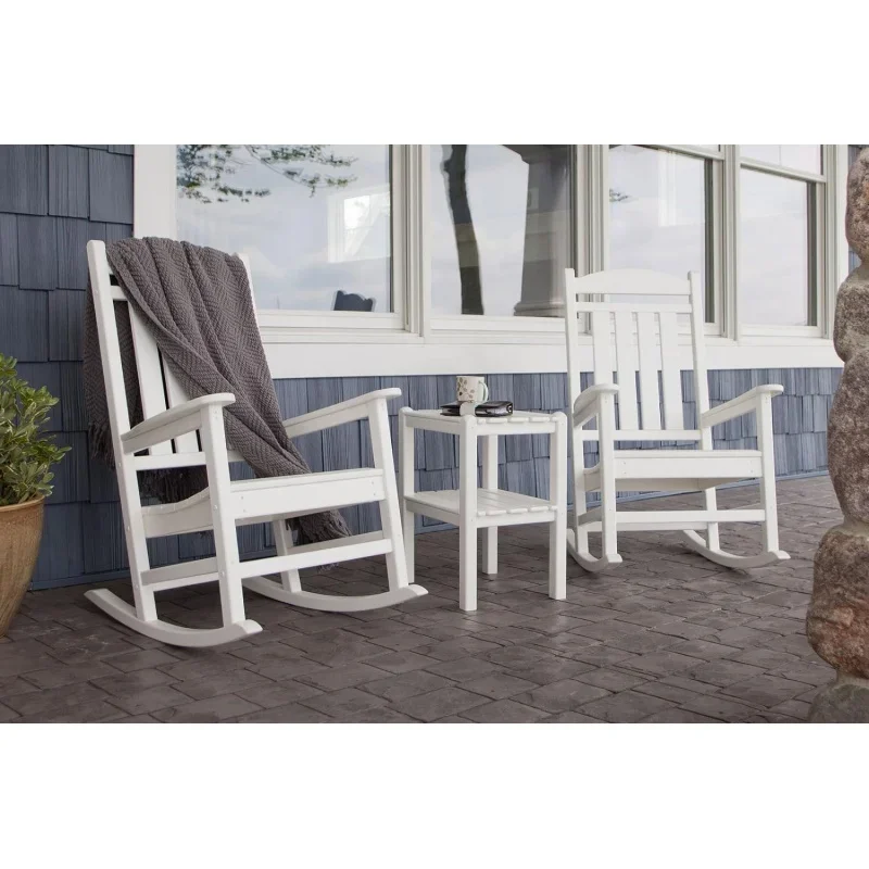 POLYWOOD R100WH Presidential Rocking Chair, White
