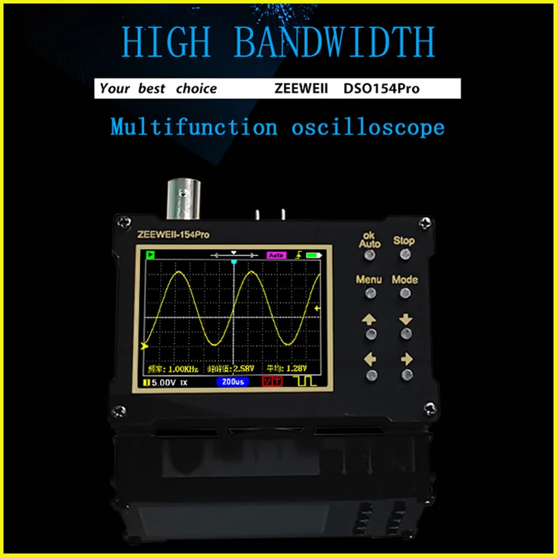ZEEWEII Portable Handheld Oscilloscope DSO154Pro Digital Oscilloscopi