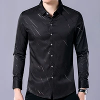 Camisa Manga Longa Jersey Clothing Estampa Linhas Transversais Premium Luxury 3