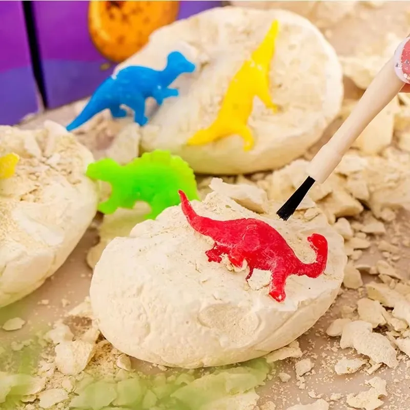 Dinosaur Eggs jurassic Park Tyrannosaurus Model Toys Scientific Mining Dinosaur Archeology Digging  Educational Toys For Kid Boy 5