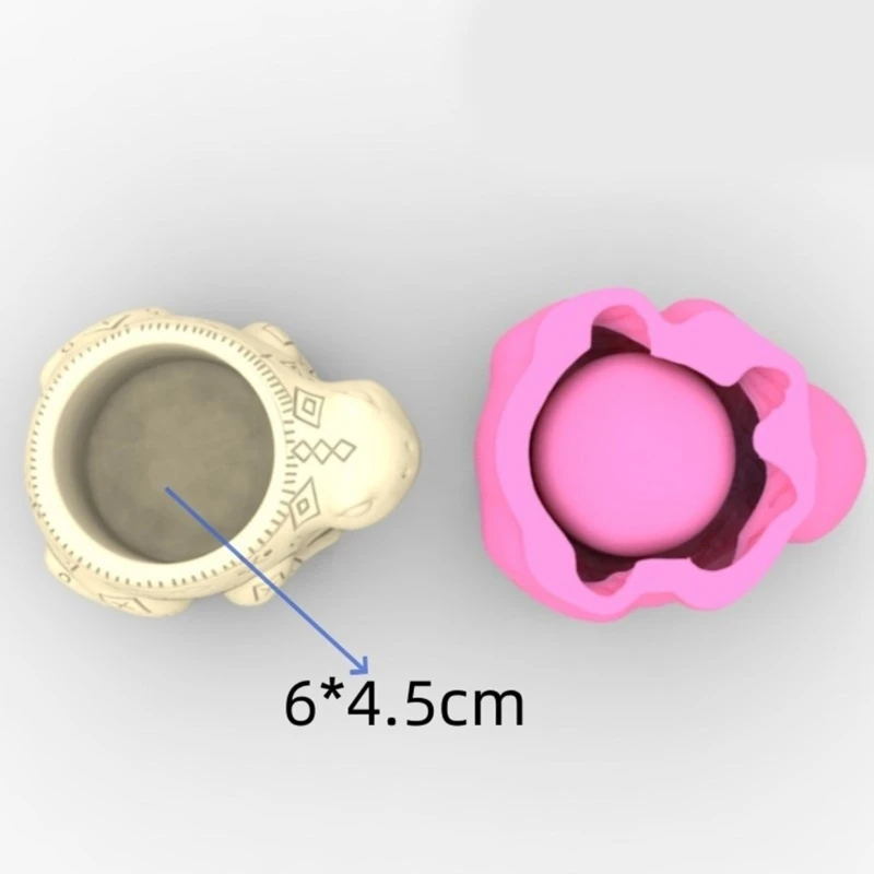 Silicone Vase Molds Flower Bottle Mold Frogs Unique Flowerpot Molds Silicone Texture for Hand-Making Craft Vase
