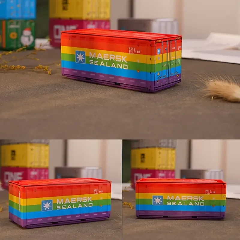 حاوية تخزين حديدية مدمجة - منظم سطح المكتب الإبداع...