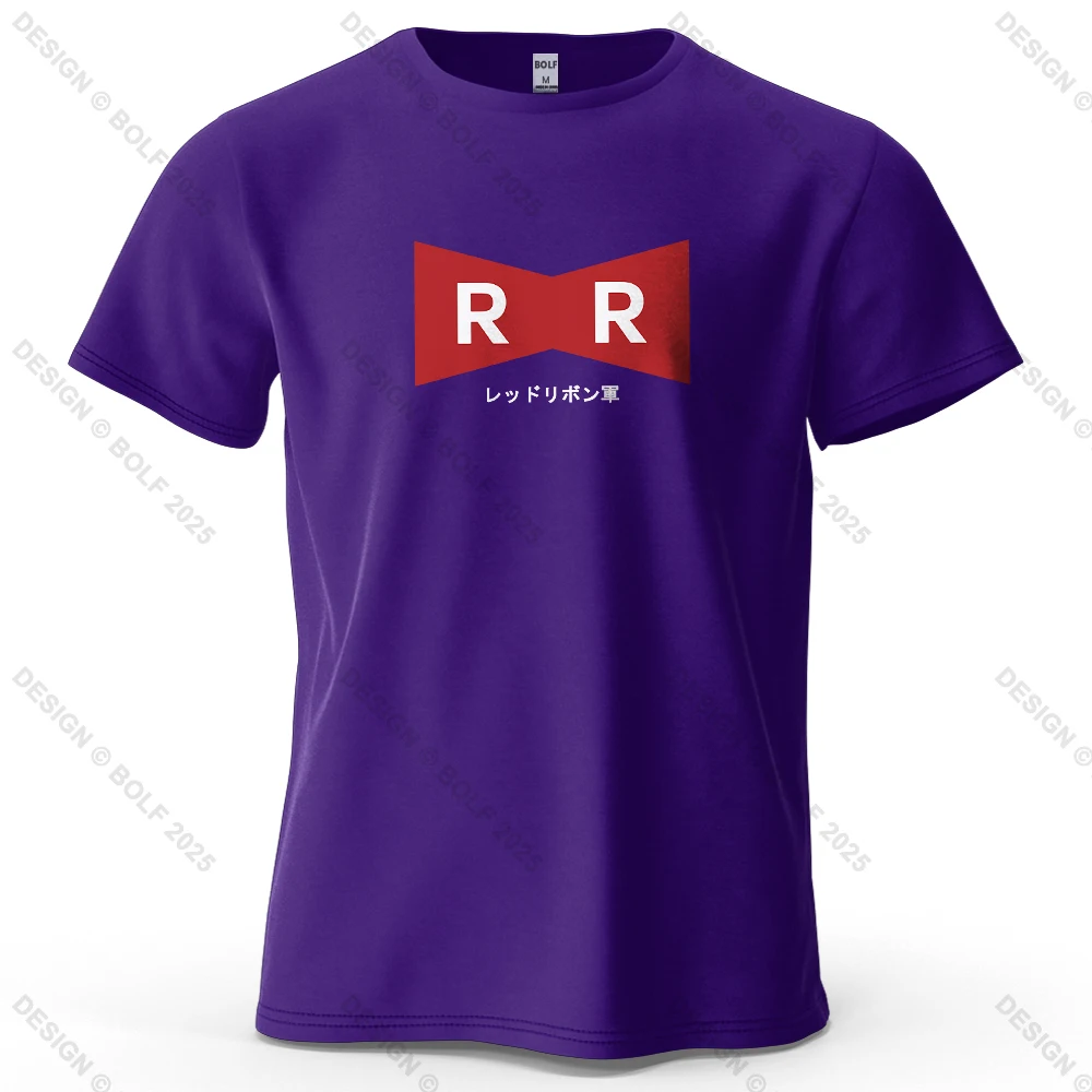Red Ribbon Army Oversized Unisex Anime Graphic T-Shirt - 100% Cotton Casual Streetwear