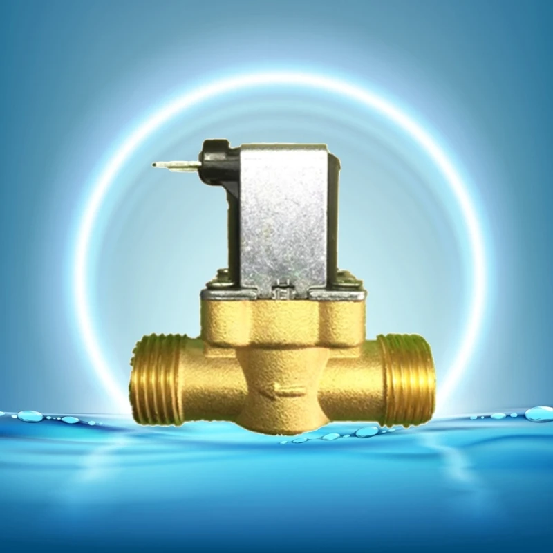 

Brass Water Inlet Solenoid " Normally Closed Water Inlet Compatible for Solar- Water Heater Irrigation Drosphip