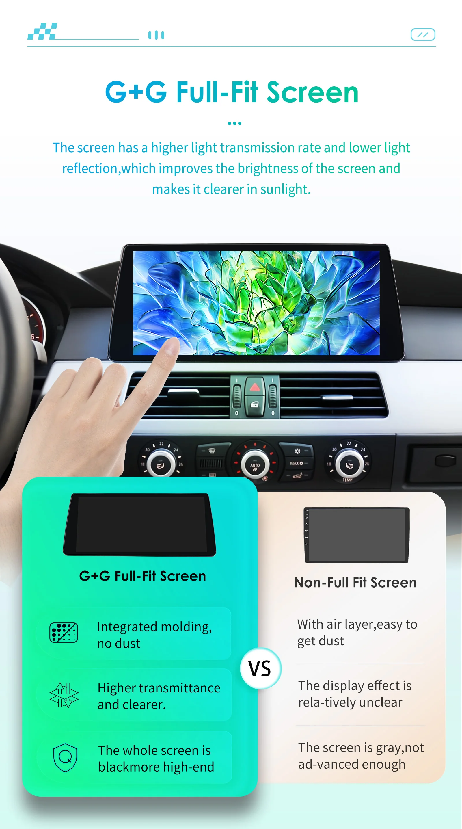 10,25 ZOLL Auto-Multimedia-Player für BMW 5 E60 E61 2005–2010 CCC CIC Autoradio RDS WIFI GPS 4G Wireless CarPlay Android Auto – Detail 21