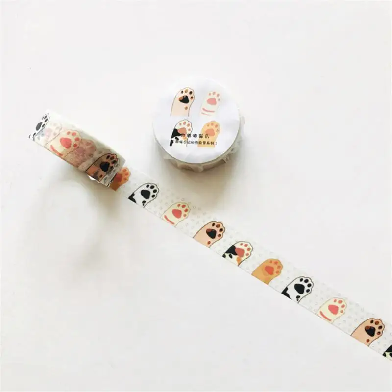 귀여운 사랑스러운 고양이 접착 종이, 와시 마스킹, 스크랩북 스틱 라벨