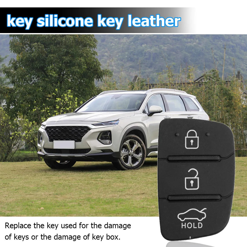 Key Case Fob Cover Key Cover Folding Car Key Shell Car Key Shell Car 3 Button Remote Key Fob Case Rubber Pad Hyundai i30 i35 iX20 Solaris Verna Kia RIO K2 K5 Sportage Flip Folding Key