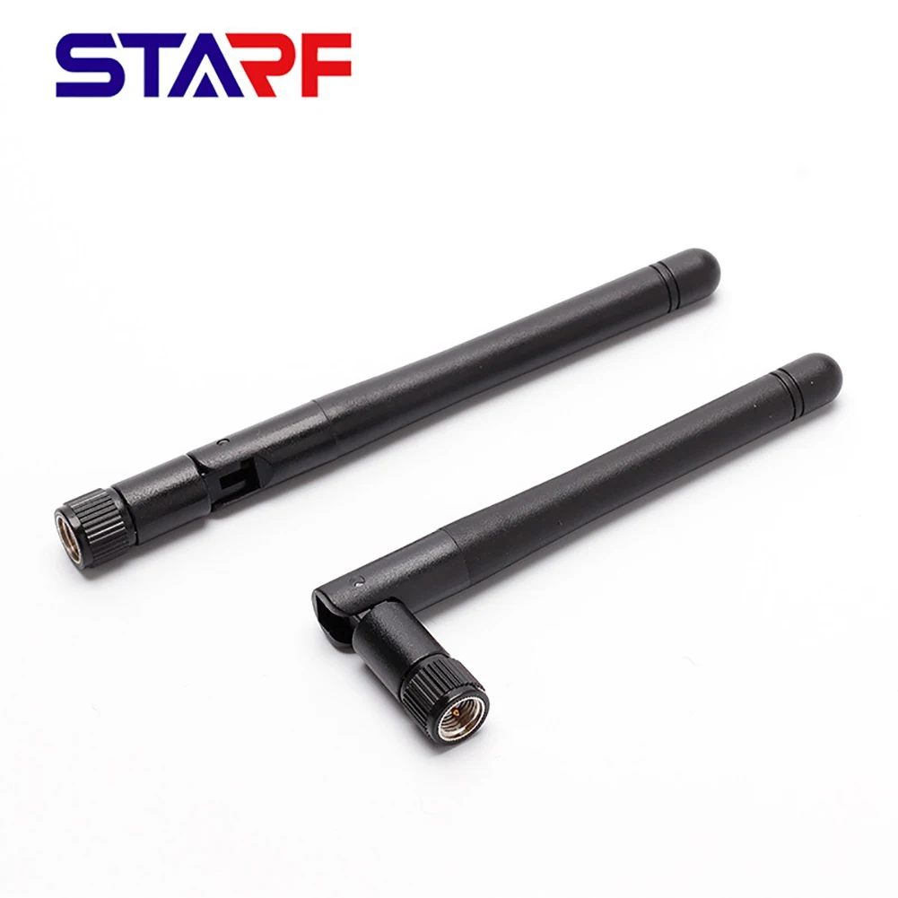 

2PCS SMA Male Antenna External WiFi Antenna 2.4G Antenna Wifi LoRaWAN Wireless Security For Outdoor Wifi Security Antenna