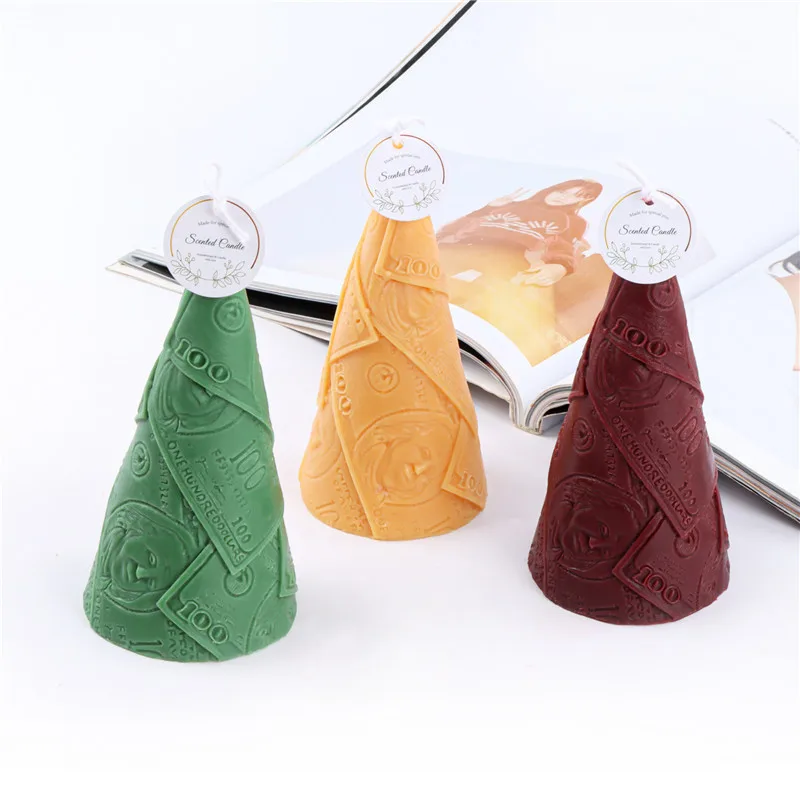  5Pcs Christmas Tree 3D Silicone Candle Mold,christmas Candle  Making Molds Silicone Shapes,christmas Silicone Mold for DIY Resin Candle  Wax Soap Art Craft Cake Chocolate Home Decor Mold Silicone Making