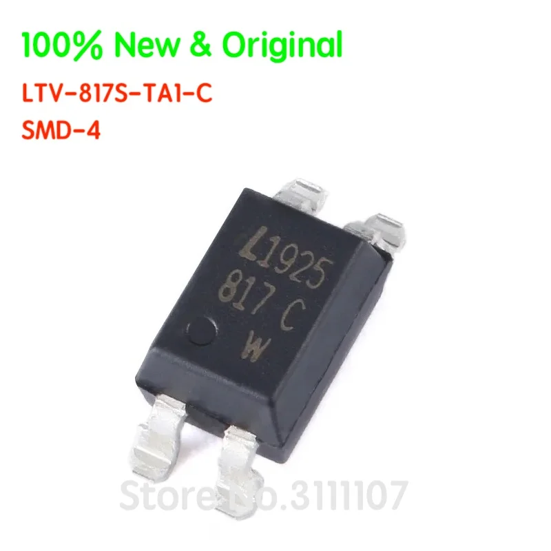 

10PCS/LOT LTV-817S-TA1-C LTV817 LTV-817S LTV817TA1 LTV-817S-TA1 SMD-4 Transistor Output Optocouplers Chip 100% New & Original