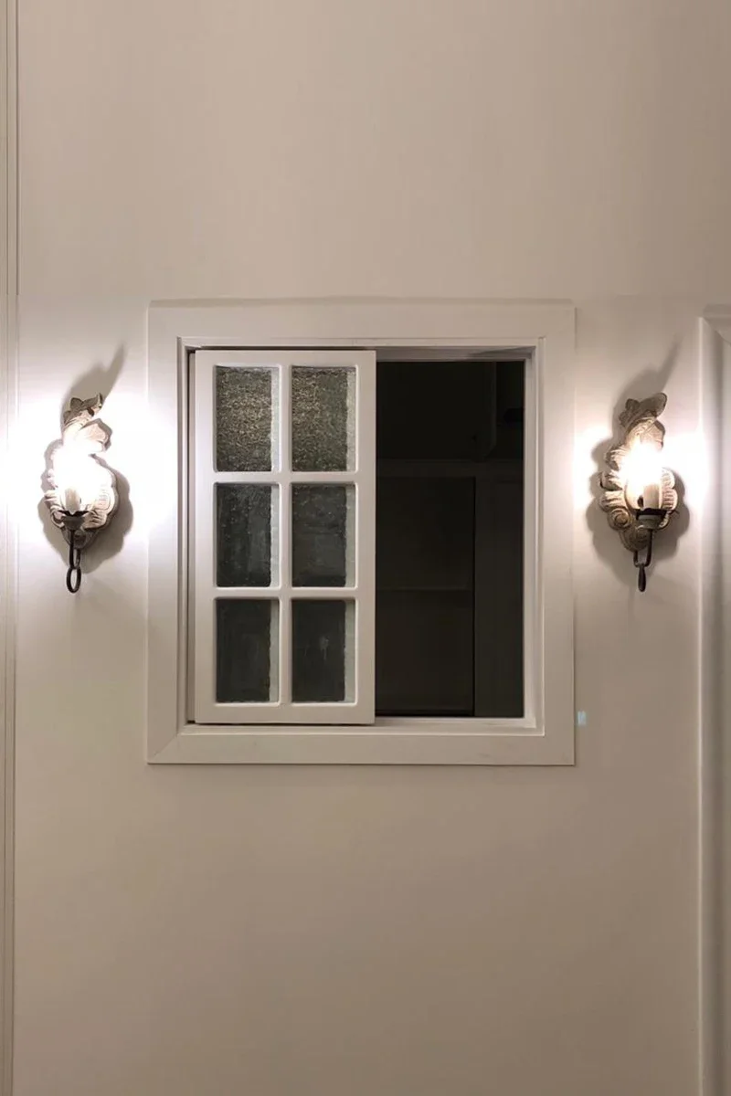 

American Classical Wooden Wall Lamp French Country Wrought Iron Candle Single Head Bedroom Bedside Lamp Living Room Wall Lamp