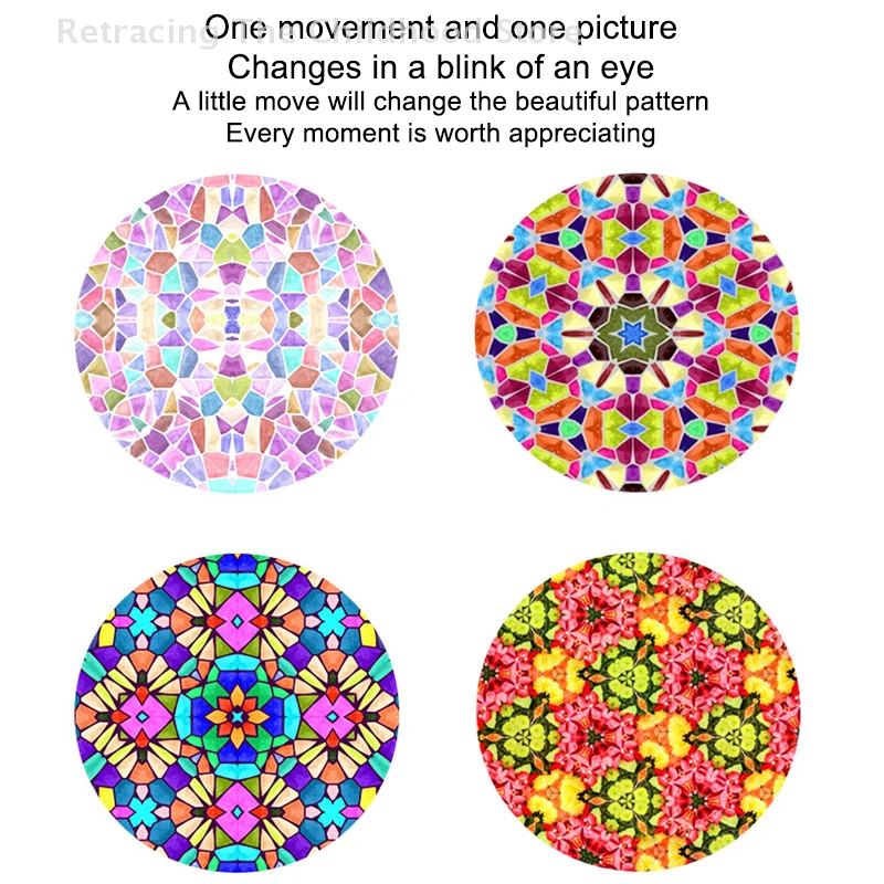 Scalable Rotation Magic Kaleidoscope Toys Funny Classic Kaleidoscope Fancy Colored World Classic Educational Toy Kid Gifts