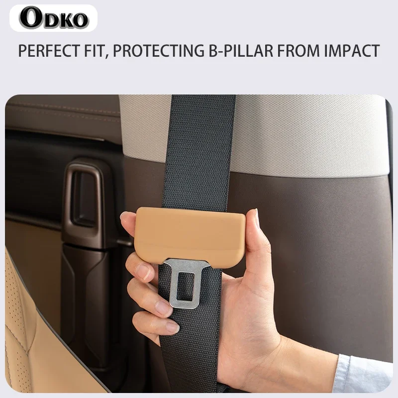Copri fibbia per cintura di sicurezza per auto Protezione antigraffio in silicone Protezione per fibbia per cintura di sicurezza Accessori per auto Interni - Image 4