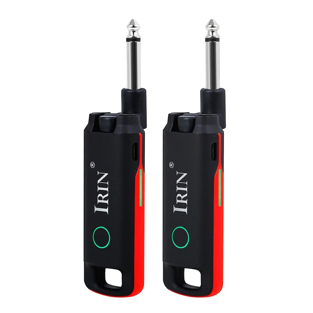 Guitar Transmitter Receiver Guitar Accessories 5.8G Wireless Guitar System Support Quick Charger 1100mAh Battery 2.4G Transmitter Receiver Rechargeable UHF Guitar Wireless