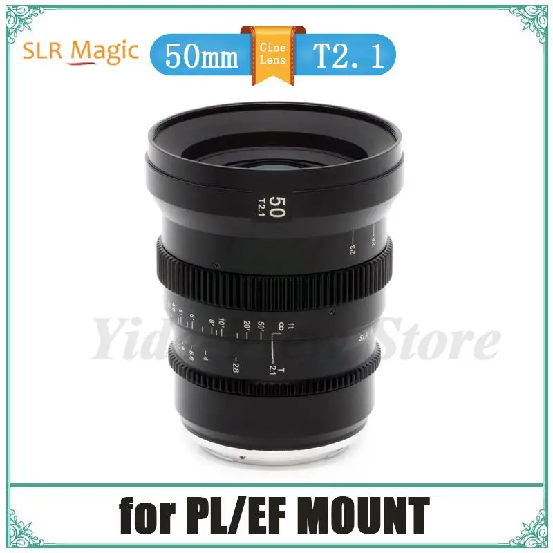 Slr Magic Apo Micropreis 50Mm T2.1 Full Frame Tele Cinema Angolo Cine Lens & Prime Lens Messa A Fuoco Manuale Per Canon Ef-Mount Pl-Mount