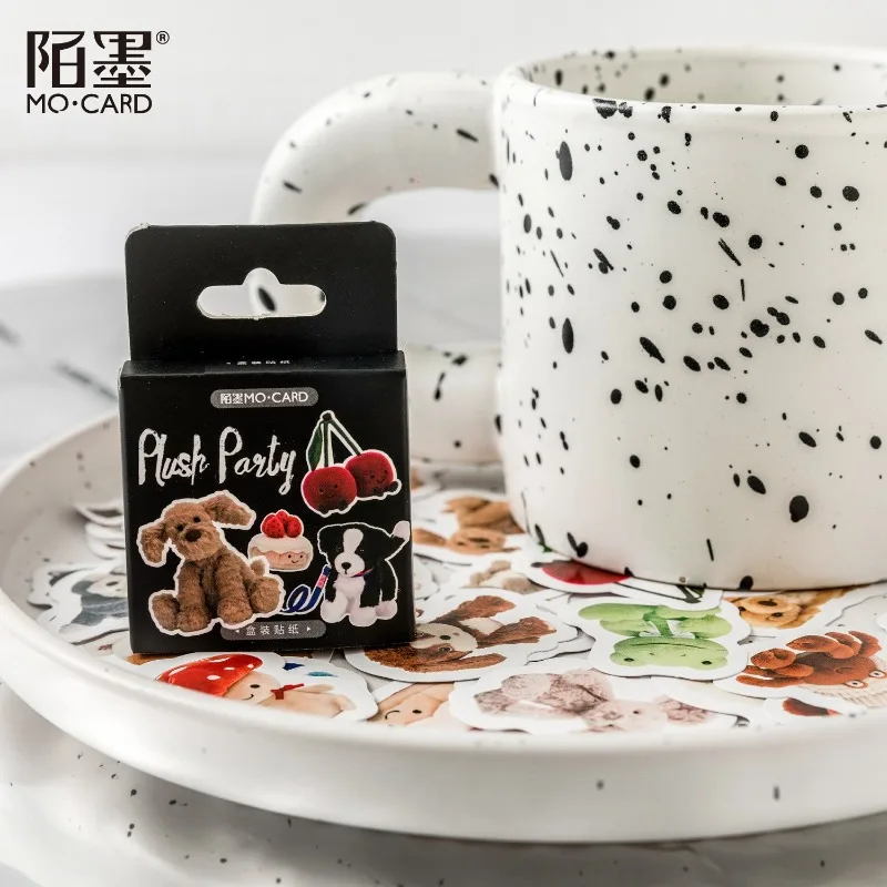 

45pcs/set Craft Scrapbooking Sticker Set Cute Lovely Animals DIY Decorative Adhesive Sticker for Diary Album Cute Stickers