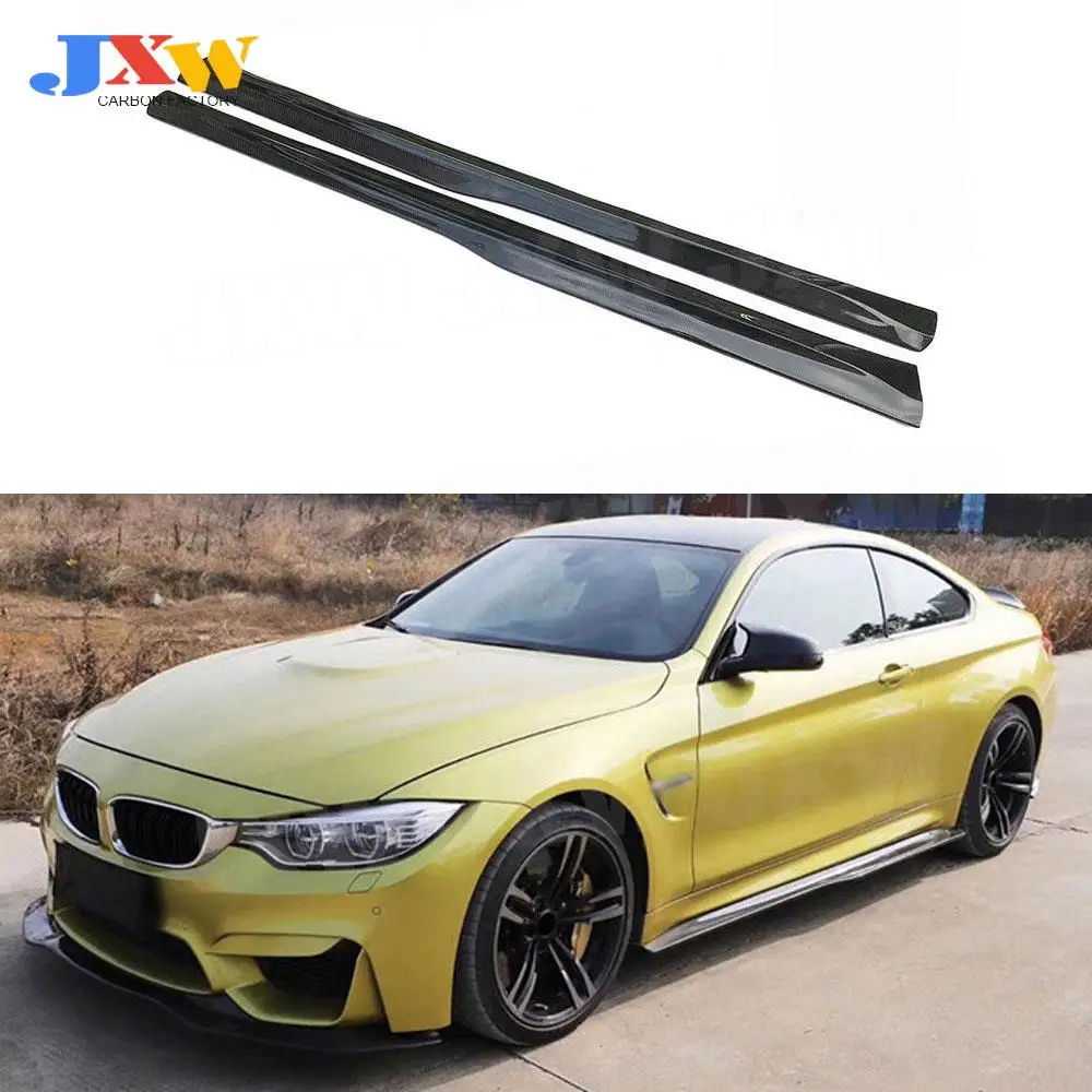 

Carbon Fiber PSM Style Side Skirts Winglet Splitters Lip for BMW 3 Series F80 M3 4 Series F82 F83 M4 2012-2018 Car Styling