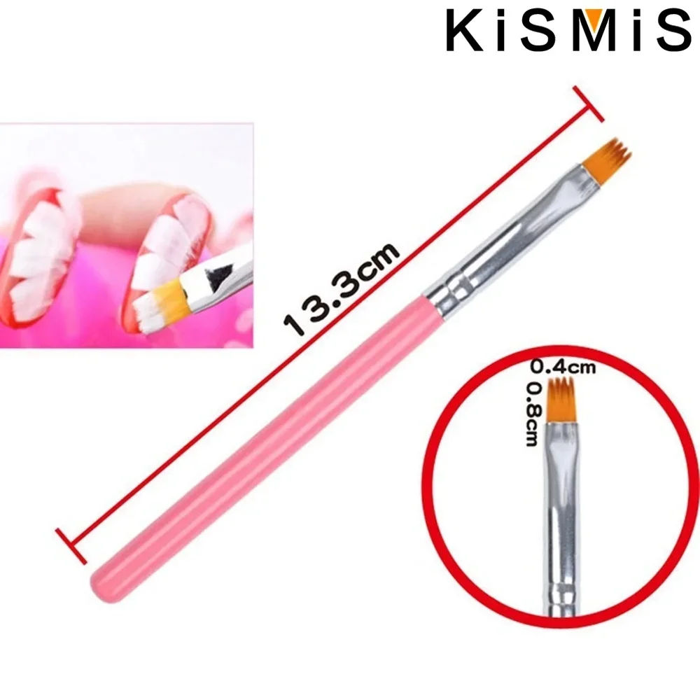 KISMIS 8Pcs Nail Art Petals Painting Pen Painting Drawing for Manicure Design Gel Brush Nail Art Brush Pen Stonego Nail Art Tool 4
