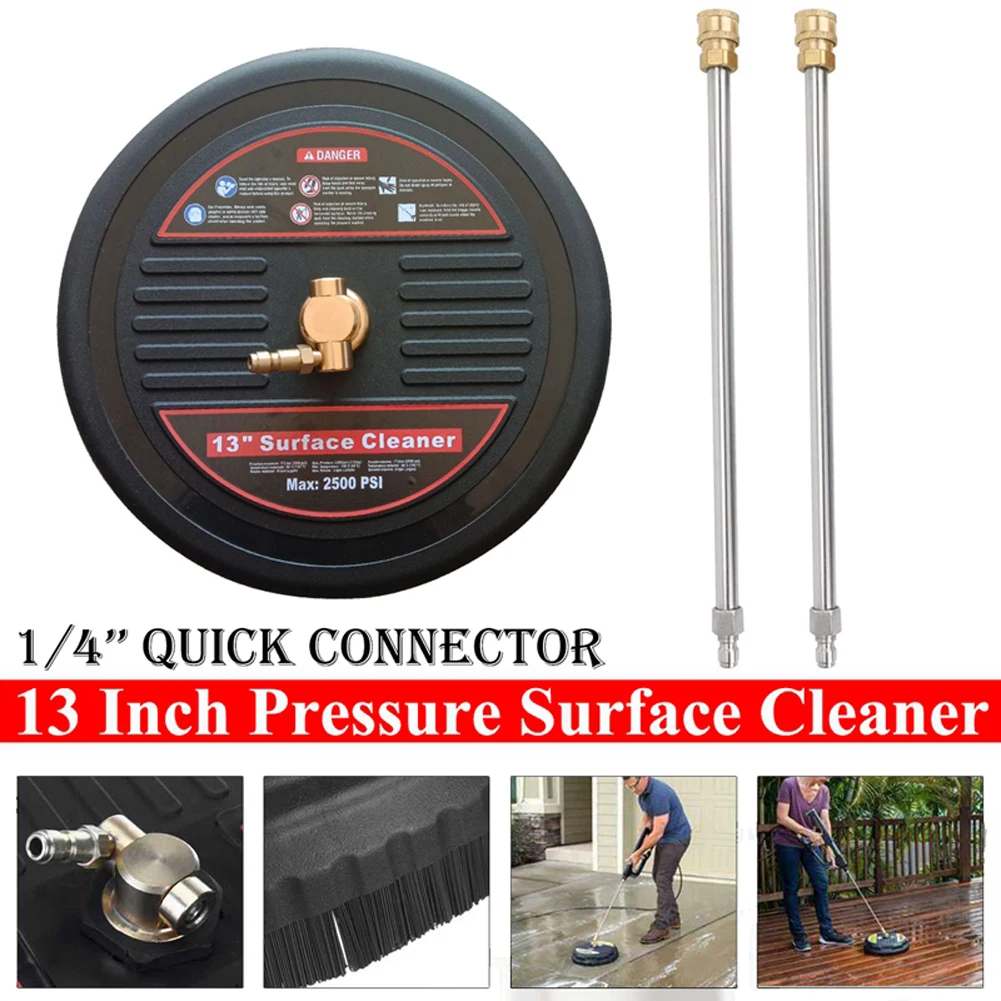 HighPressureWasherSurfaceCleaner2500PSIWaterBroomScrubber