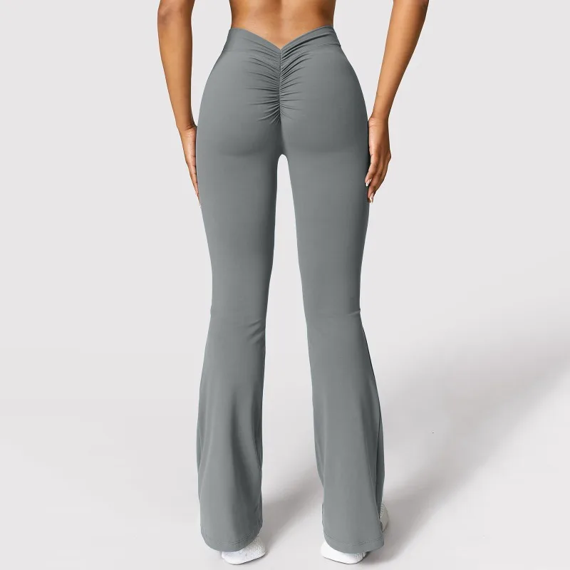Micro Horn Leggings Women V-back Waist