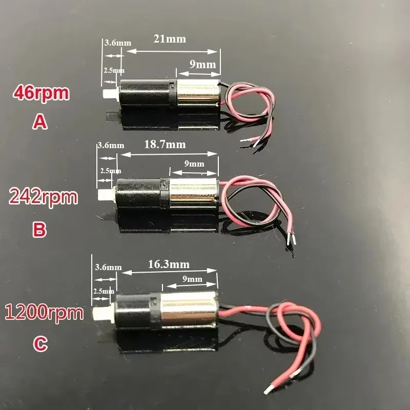 Cxiang Micro-Planetengetriebemotor 6 Mm – DC 3 V, Produktbild-Vorschau 2