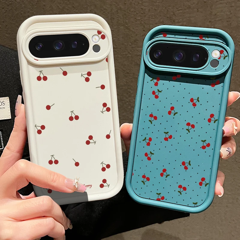 Charming Cherry Lichee Pattern Soft Phone Case Cover