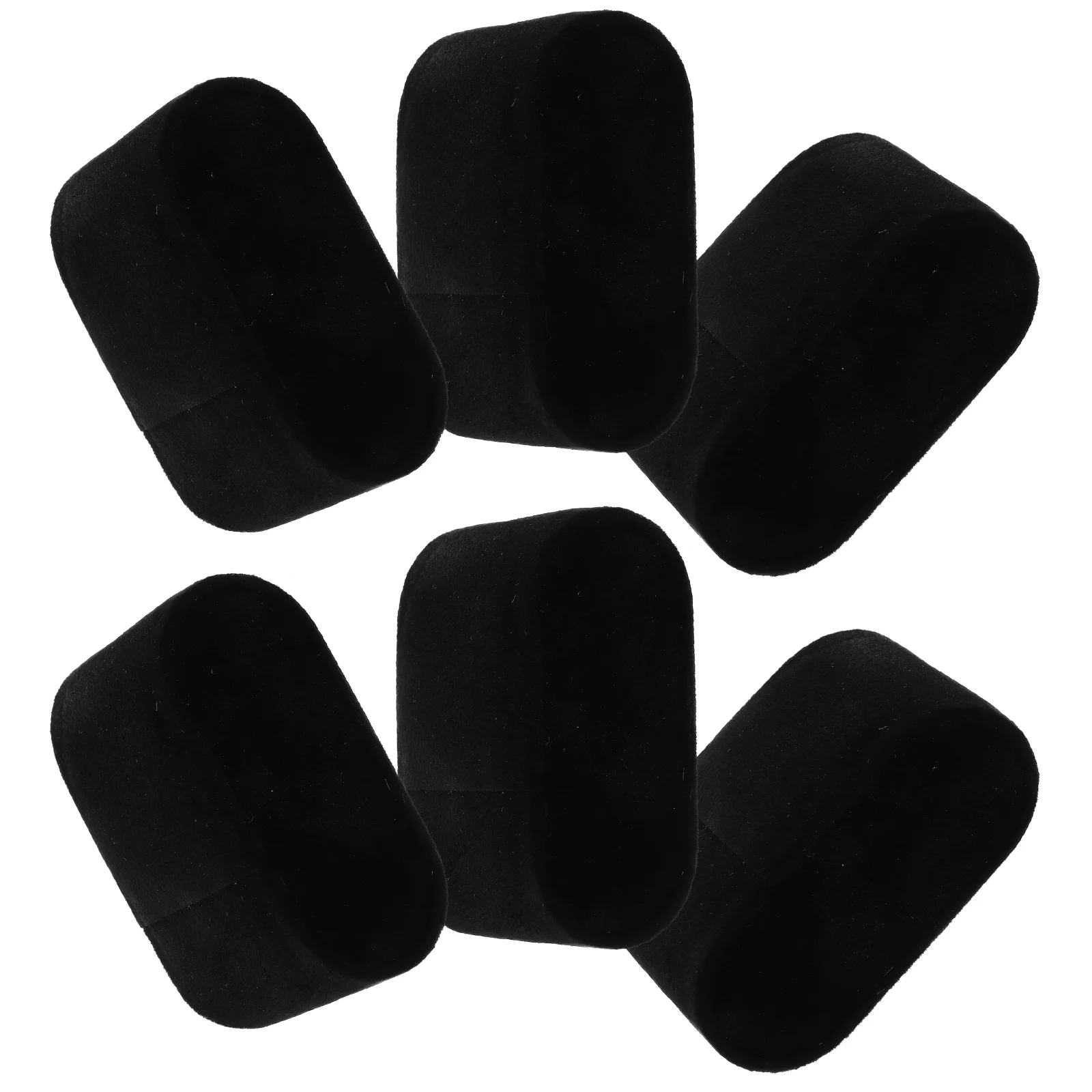 6 Pcs Watch Pillow Black Bracelet Organizer Bins Display Cushion Cushions Jewelry Bangle