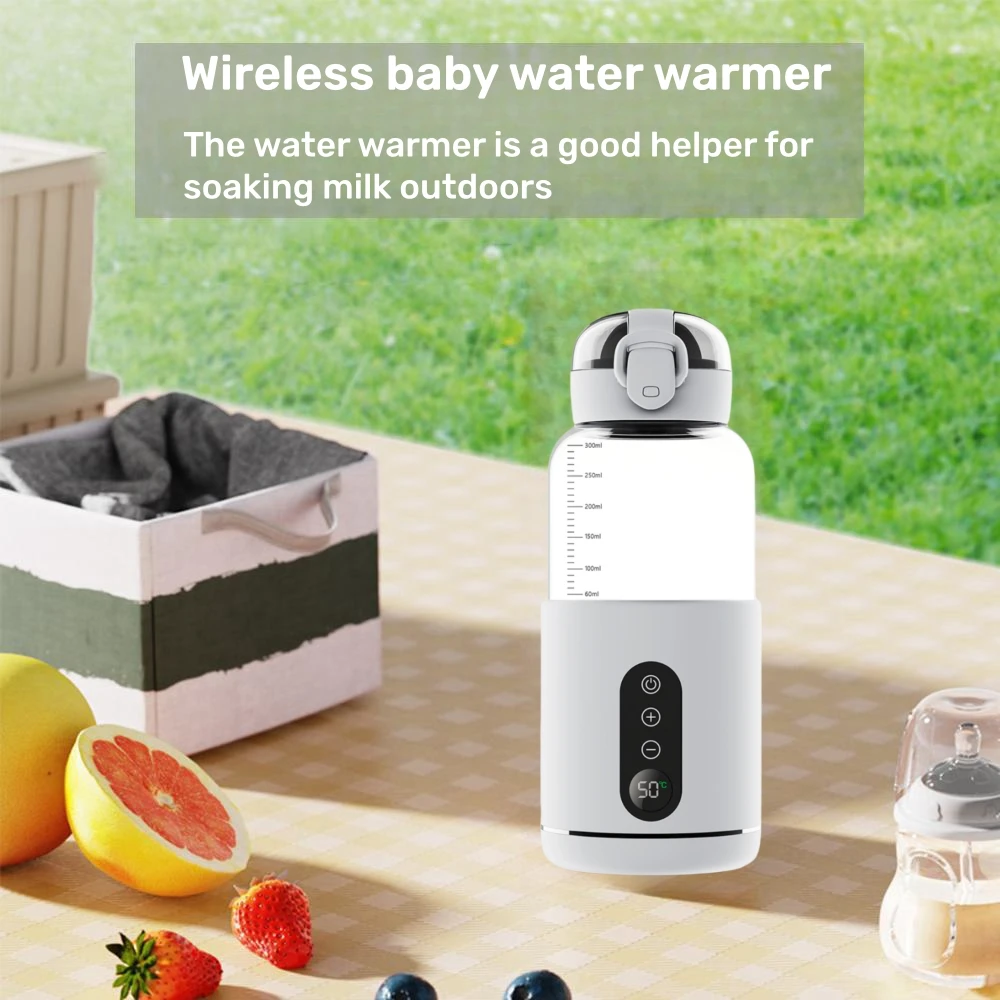 Přenosné láhev teplejší pro děťátko dojit USB nabít s teplota nastavitelný &display outdoorové bezdrátový elektrický děťátko voda teplejší