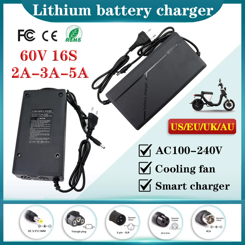 Battery Pack Luna Charger 48v Advanced 300w Ebike Charger Electric