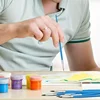 100pcs Paint Brushes Set for Kids Acrylic with Flat Round Pointed Paint Brushes Craft Watercolor Oil Painting Brushes 6