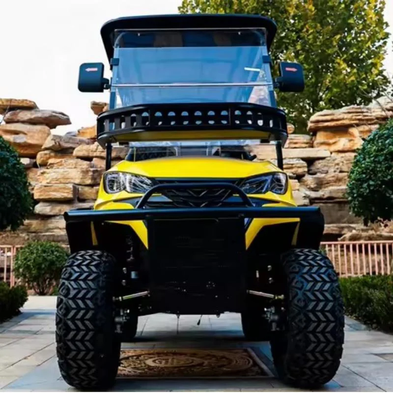 Cina Prezzo Di Fabbrica 48V/5Kw Carrello Da Golf Forte Potenza Motore 4 Posti Nuovissimo Carrello Da Golf Elettrico Fuoristrada Legale