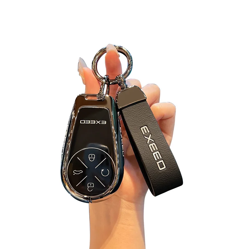 Enhanced Car Smart Fob Key Case Cover with Zinc Alloy Protective Shell