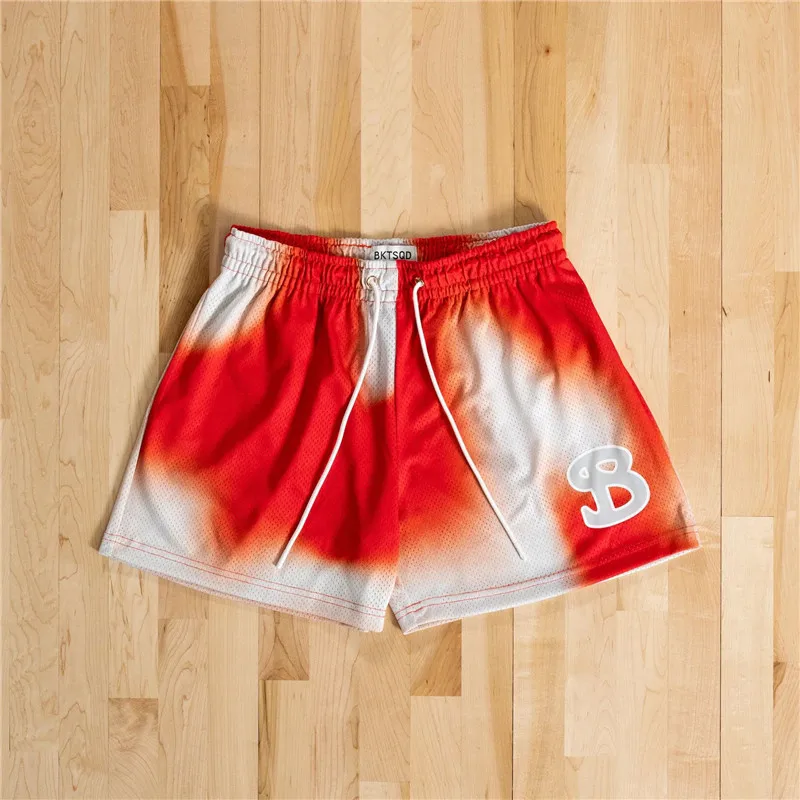BUCKETSQUAD Summer Mesh Basketball Shorts Men Quick Drying Loose Sports short pants Casual Trend Running Beach shorts men's 3
