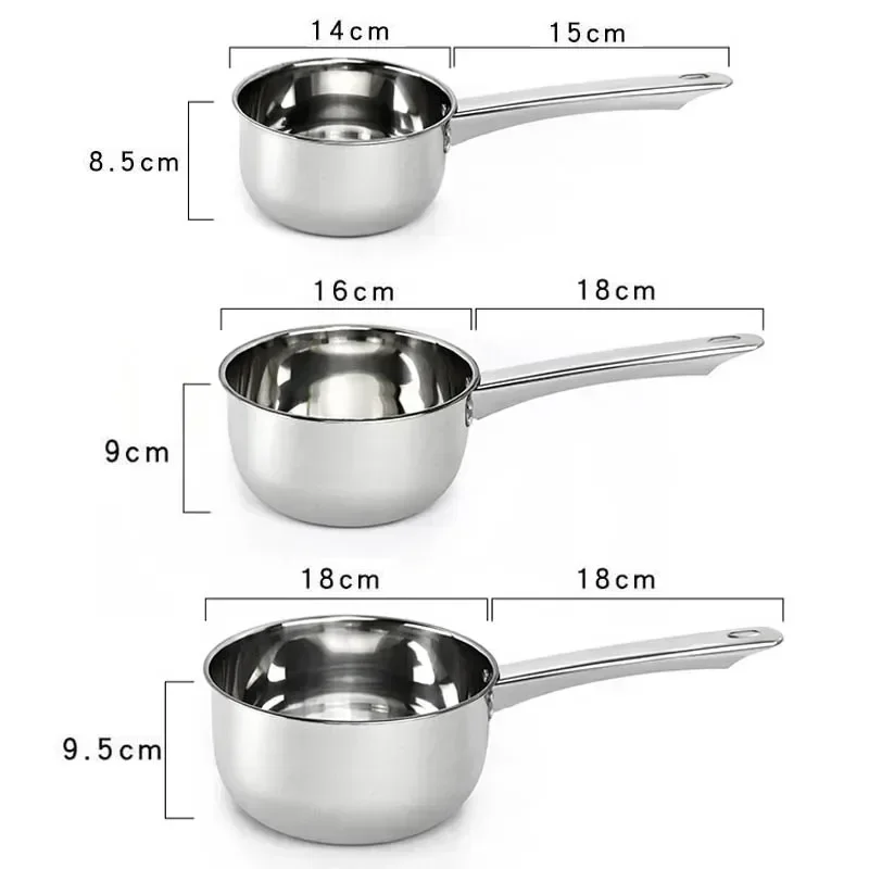 Stainless Steel Pan Noodle Pot Milk Pot Kitchen Accessories Aluminum Tableware Home Cooking Tools Cookware stainless steel stock pot stainless steel soup pot stainless steel cooking pot