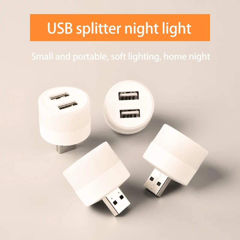 

USB Light Computer Mobile Power Bank Charging USB Lamp Eye Protection Reading Book Light Camping Night Light Lamps Lighting