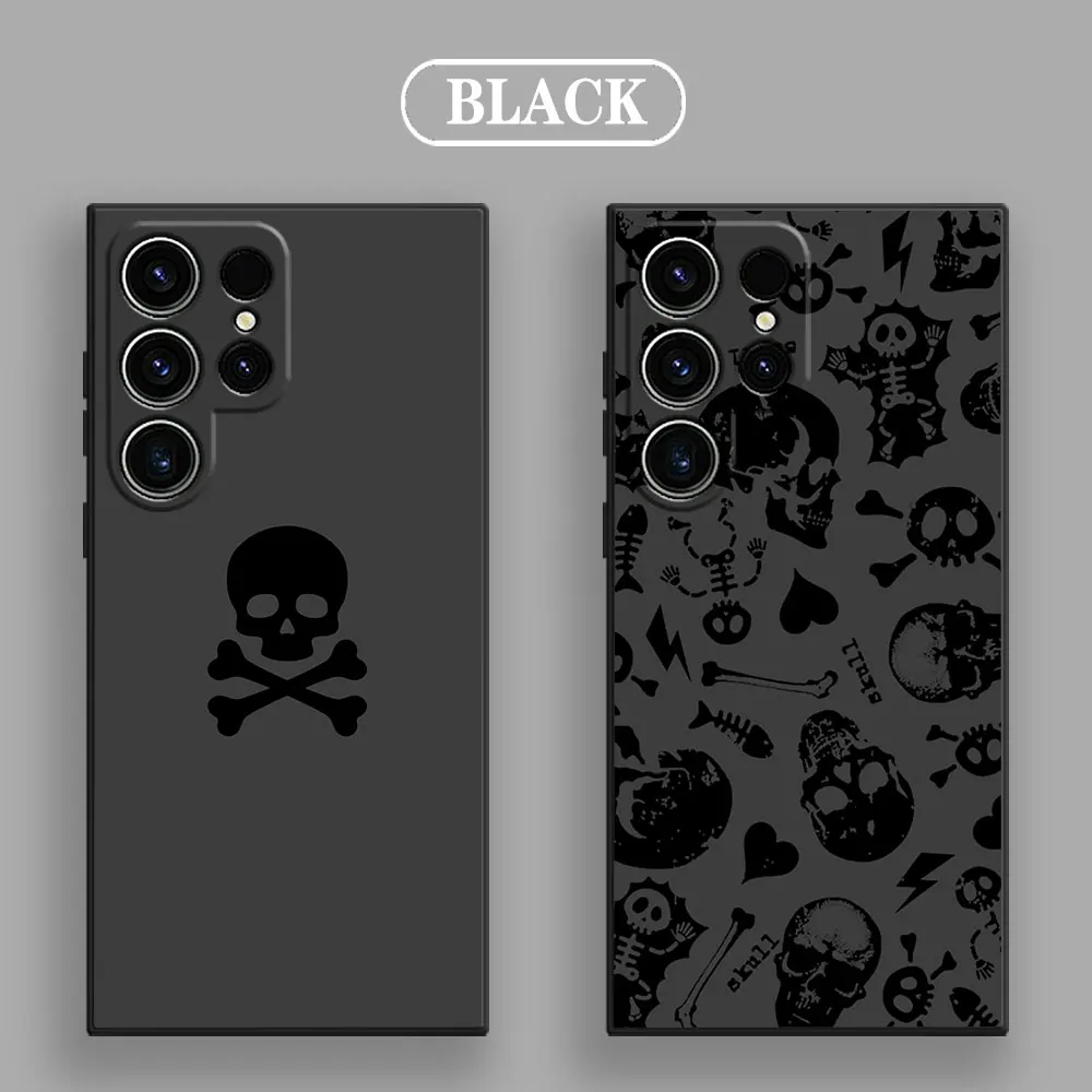 Spooky Skull Design Halloween Phone Case Cover