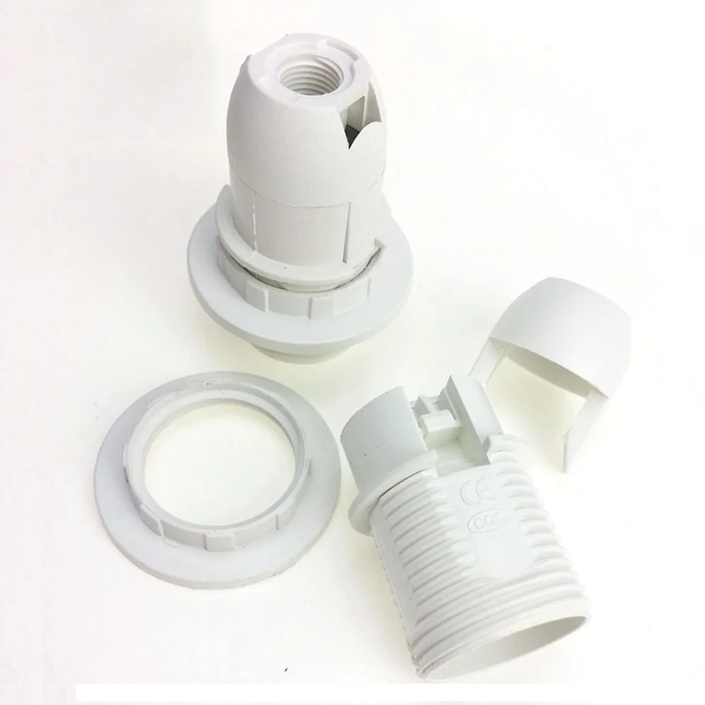 E14 Plastic Electrical Half-Threaded Lampholder 1 piece