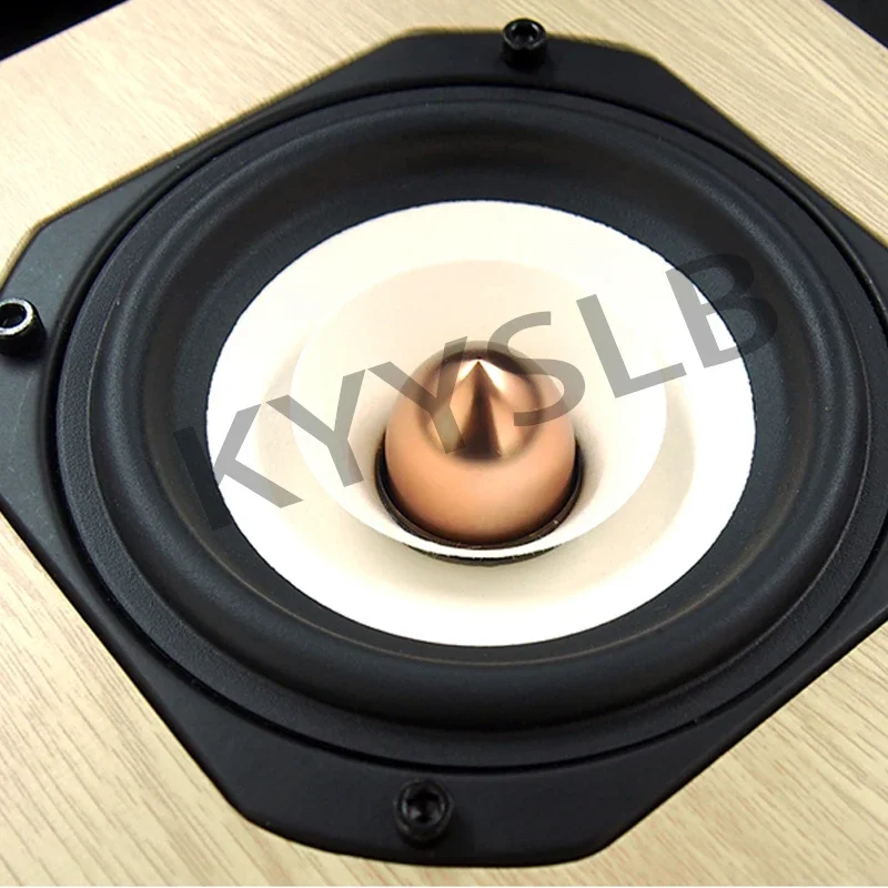 4 Inch Full Range Audio Sound Home Theater System Speaker Birch Wood Passive Bookshelf LoudSpeaker 25-50W
