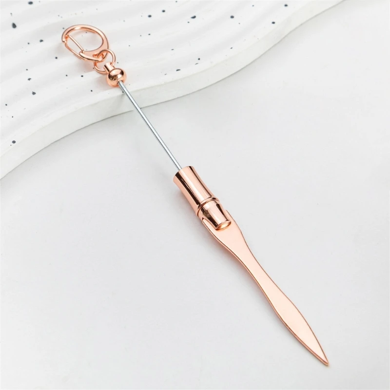 DXAB Metal Letter Opener Beadable Envelope Opener Letter Envelope Slitter