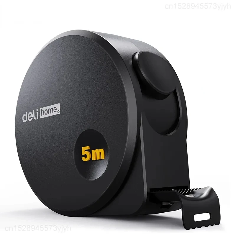 Xiaomi Deli 3/ 5 M Black Steel Material Measuring Tape Measure Drop Resistant Wear Resistant Thickened Portable Tape Measure tape measure